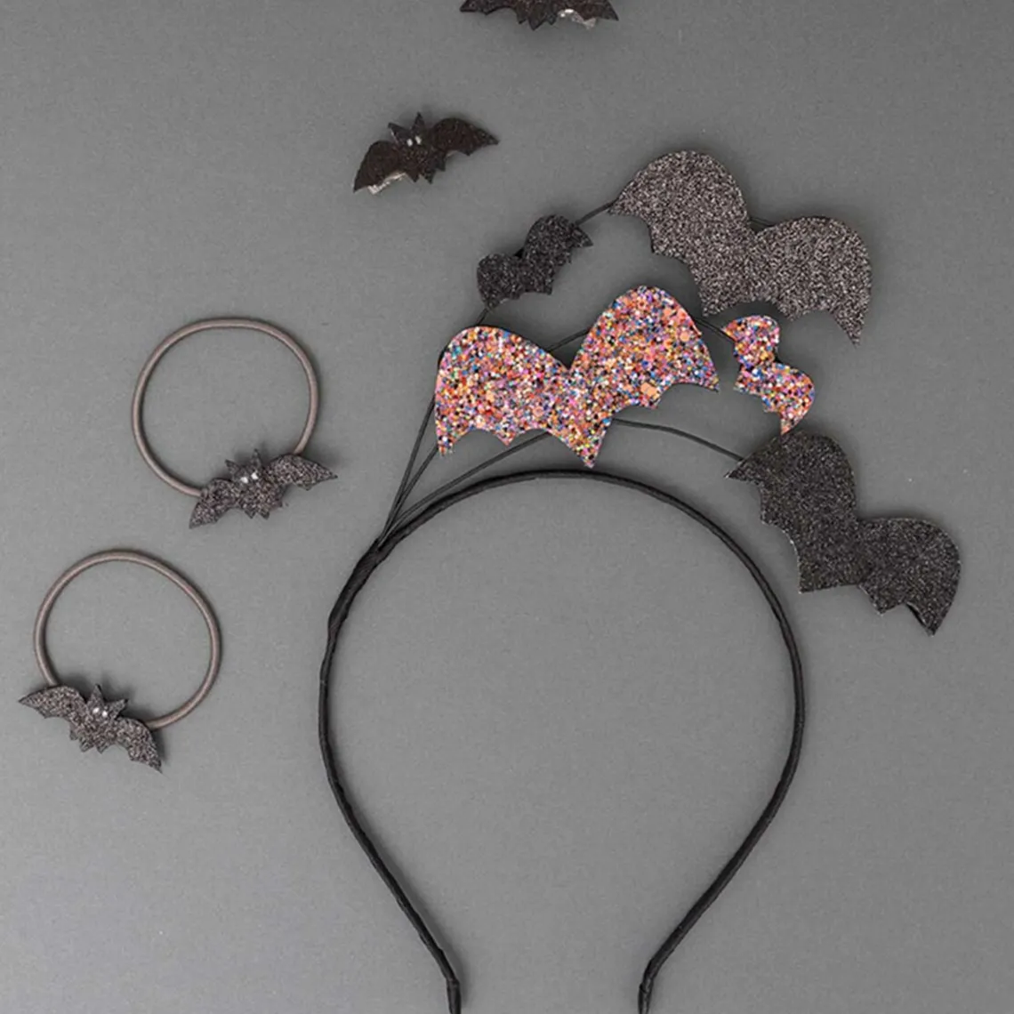8 HÅRELASTIKKER - HALLOWEEN