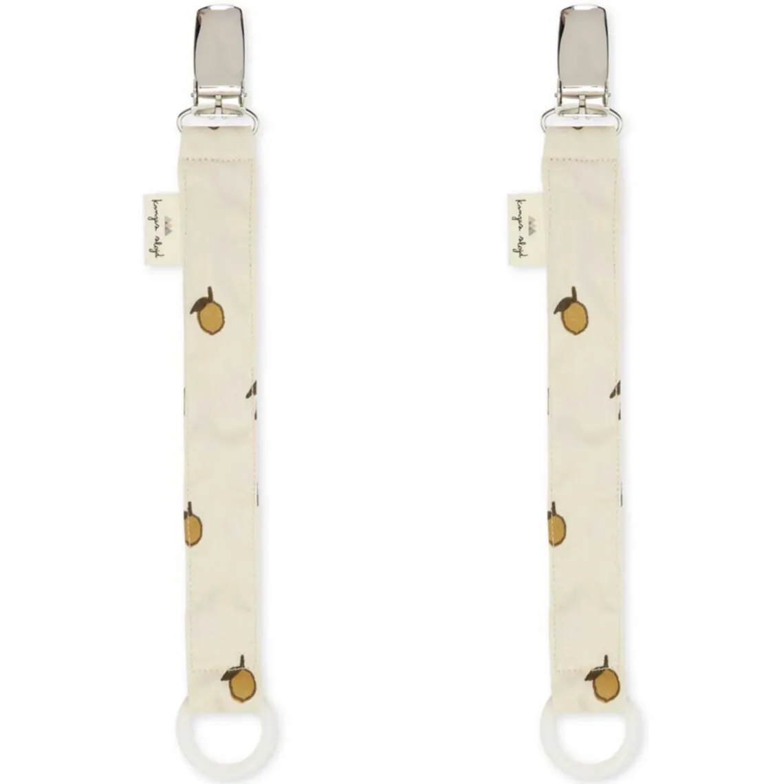 2 PACK PACIFIER STRAP | LEMON