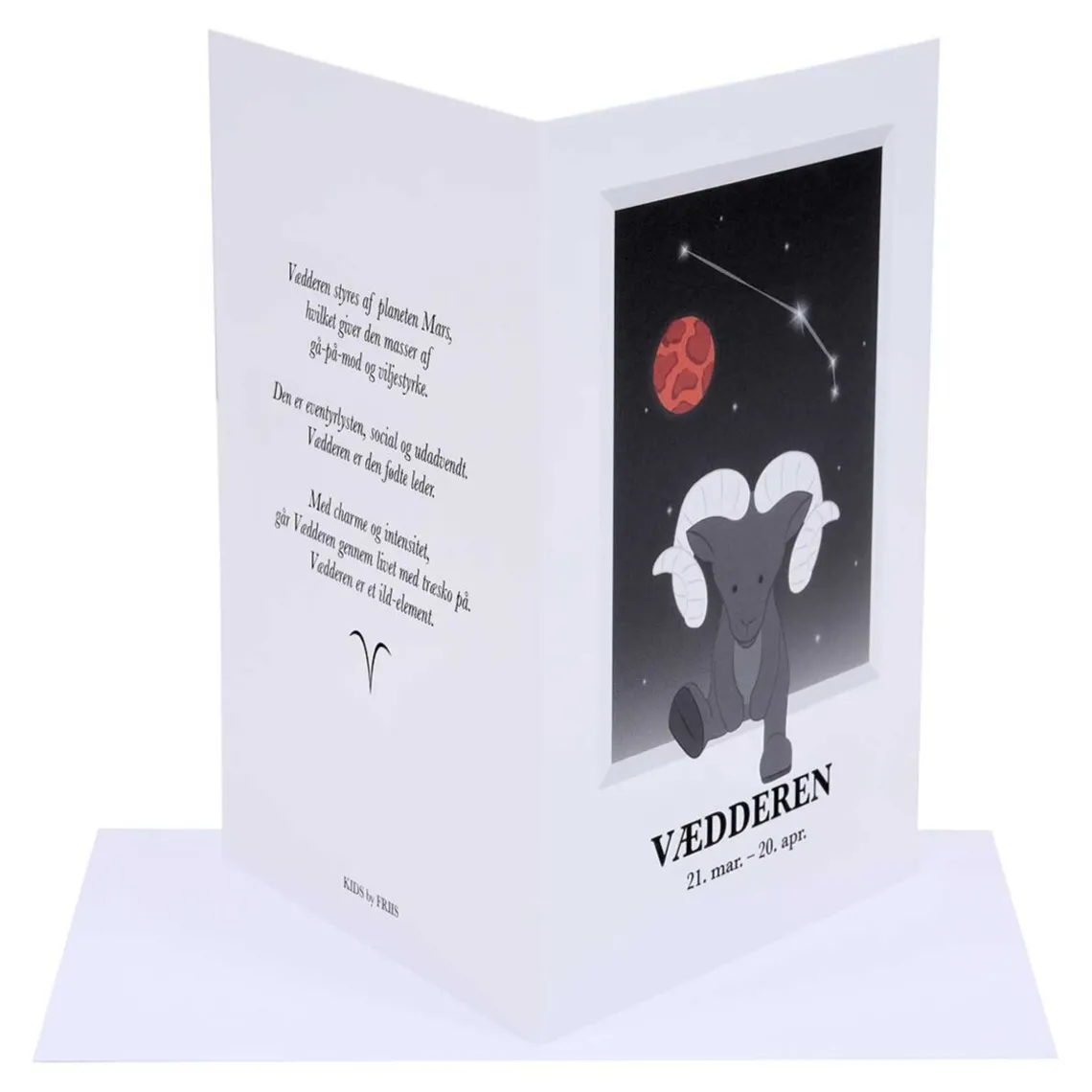 A6 DOBBELTKORT M/STJERNETEGN | VÆDDEREN