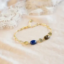 AESTHETIC LAPIS LAZULI TIGER EYE BRACELET