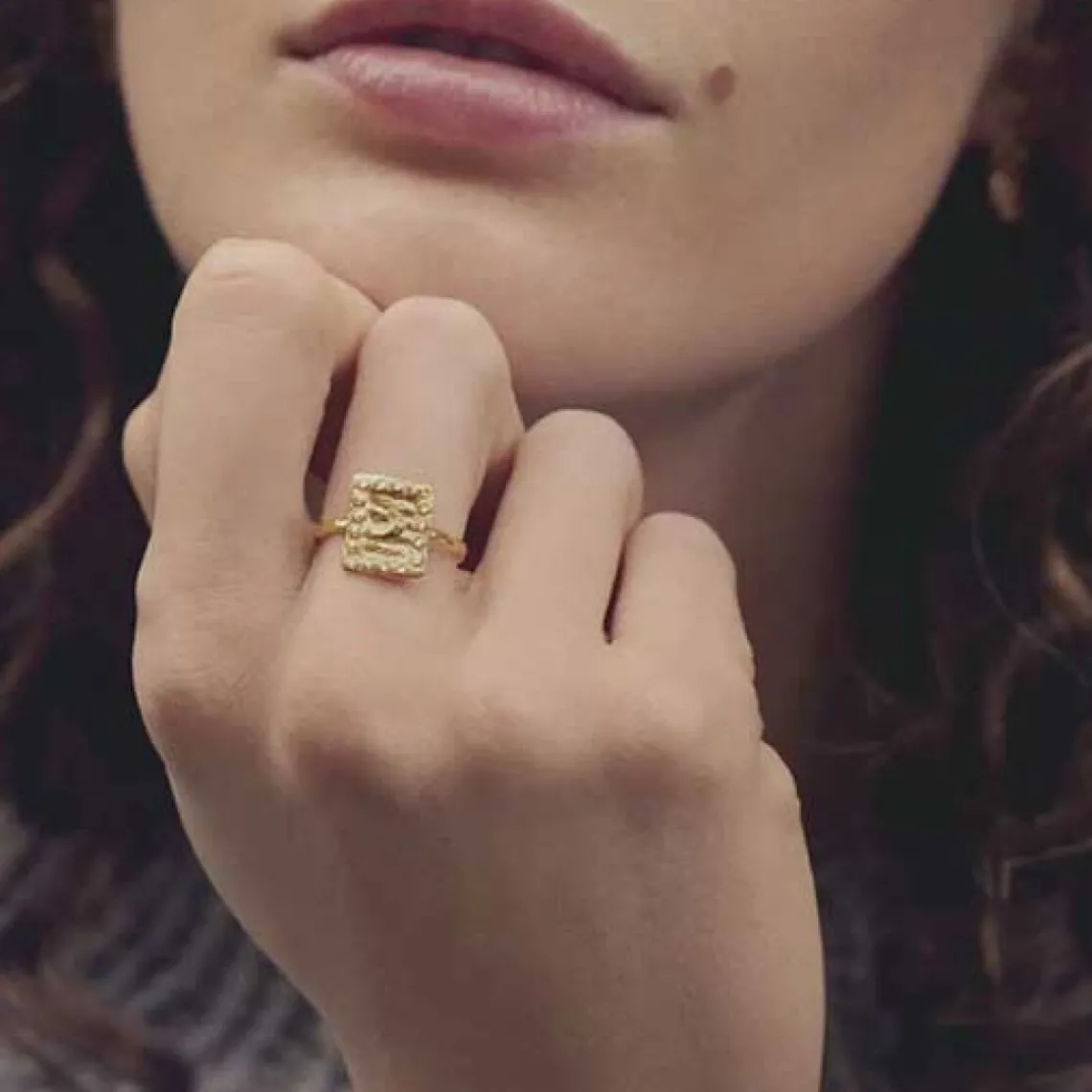 AIDA RING | FORGYLDT