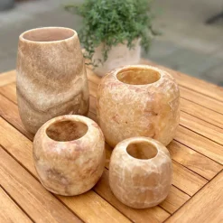 ALABASTER STAGE CURRA 14 CM | BRUN