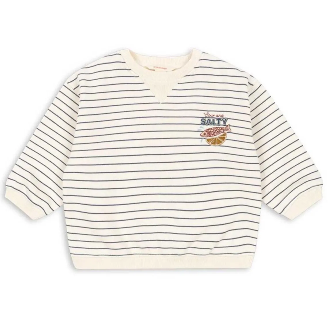 AMIO SWEAT SHIRT | CAPTAINS BLUE/ANTIQUE WHITE