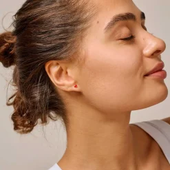 AMORE ØRESTIKKER | FORGYLDT/RED