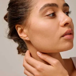 AMORE ØRESTIKKER | FORGYLDT/PINK