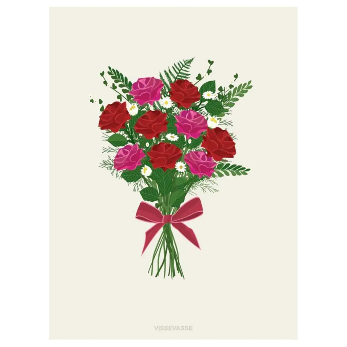 ANLEDNINGSKORT A6 | BOUQUET OF ROSES
