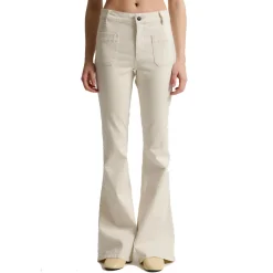 ANN CHARLOTTE JEANS UNDONE | ECRU