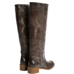 ANN WESTERN STITCHINGS STØVLER | DARK BROWN