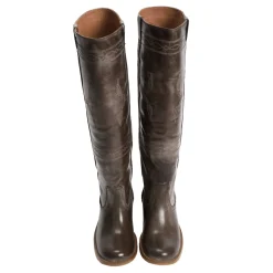 ANN WESTERN STITCHINGS STØVLER | DARK BROWN