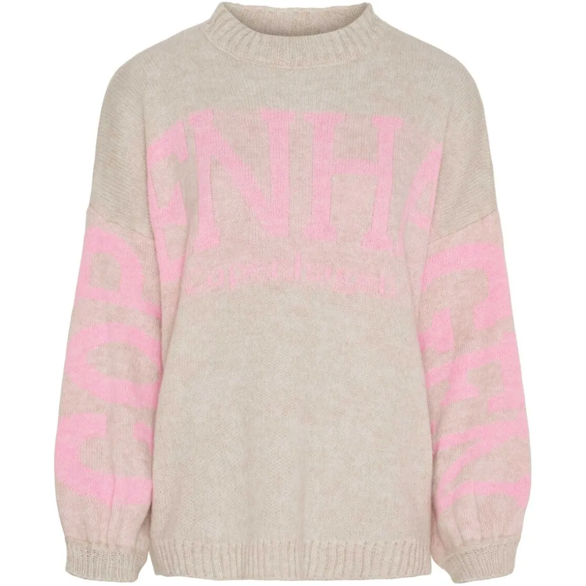 ARIA KNIT | BEIGE/PINK