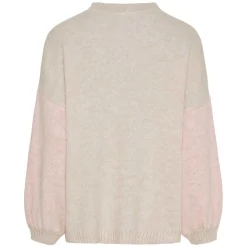 ARIA KNIT | BEIGE/PINK