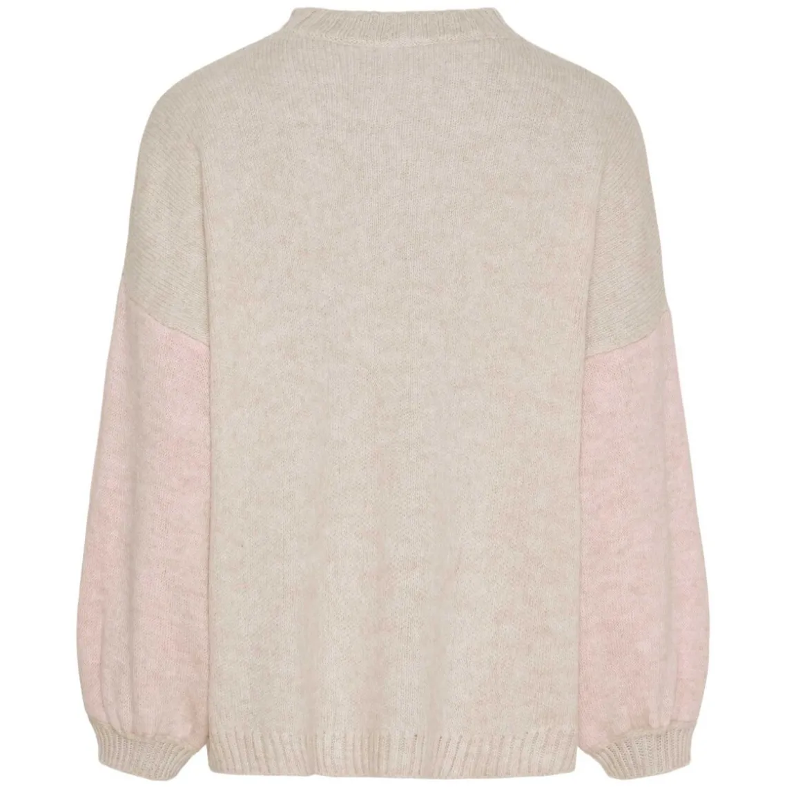ARIA KNIT | BEIGE/PINK