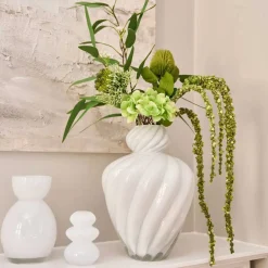 ART VASE 30 CM | WHITE