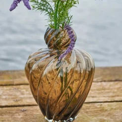 ART VASE I GLAS D21XH30 CM | BRUN