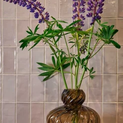 ART VASE I GLAS D21XH30 CM | BRUN