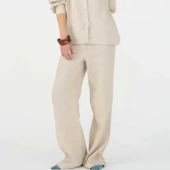 AUGUSTA 70'S LINEN BUKSER | STONE BEIGE