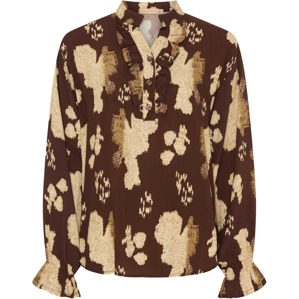 AYA SKJORTE | MARRONE