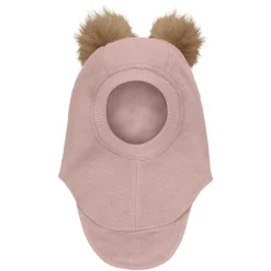BALACLAVA ULD/ALPACA M/POMPOMS | FAWN
