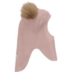 BALACLAVA ULD/ALPACA M/POMPOMS | FAWN