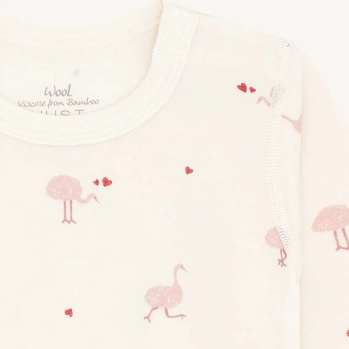 BALOO OSTRICH BODYSTOCKING | OFF WHITE