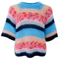 BCSOPHIE STRIPED JUMPER | BLUE MULTI