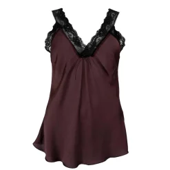 BEA LACE TOP | COFFEE