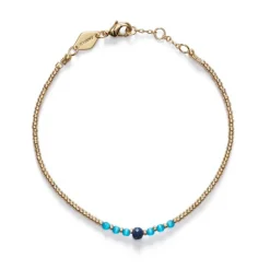 BEAD & GEM BRACELET | MEDITERRANEAN BLUE