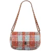 BEAU CHECKED HOLLIS BAG | ROOIBOS ORANGE
