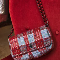 BEAU CHECKED HOLLIS BAG | ROOIBOS ORANGE