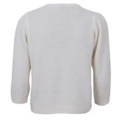 BELLA PEARL KNIT CARDIGAN | OFF WHITE