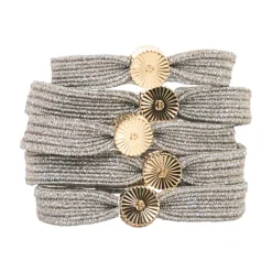 BELVU HÅRELASTIK | SILVER DREAM