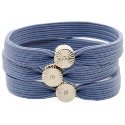 BELVU HÅRELASTIK | STEEL BLUE