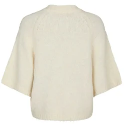 BENUTA FLUFFY KNIT CARDIGAN | OFF WHITE