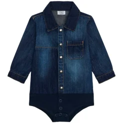 BERTIL DENIM BODYSTOCKING | BLUE DENIM