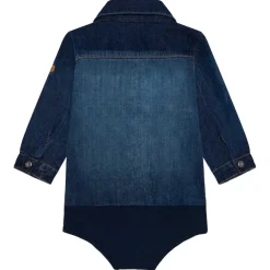 BERTIL DENIM BODYSTOCKING | BLUE DENIM