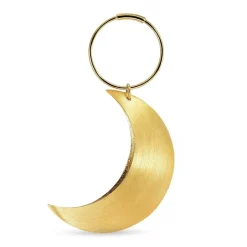 BIG HALF MOON ØRERING - 1 STK. | FORGYLDT