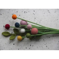 BLOMST LILLE Ø2CM - 30CM | LYS GUL