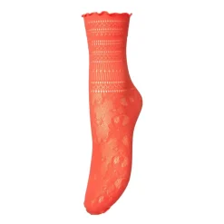 BLOOM LACE SOCK | GRENADINE RED