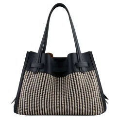 BLOSSOM TRESSÉ MEDIUM TASKE | MARINE