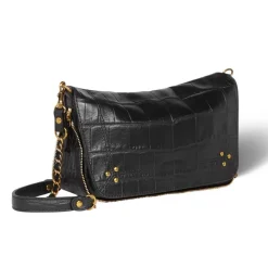 BOBI S TASKE | IMPRIMÉ CROCO NOIR