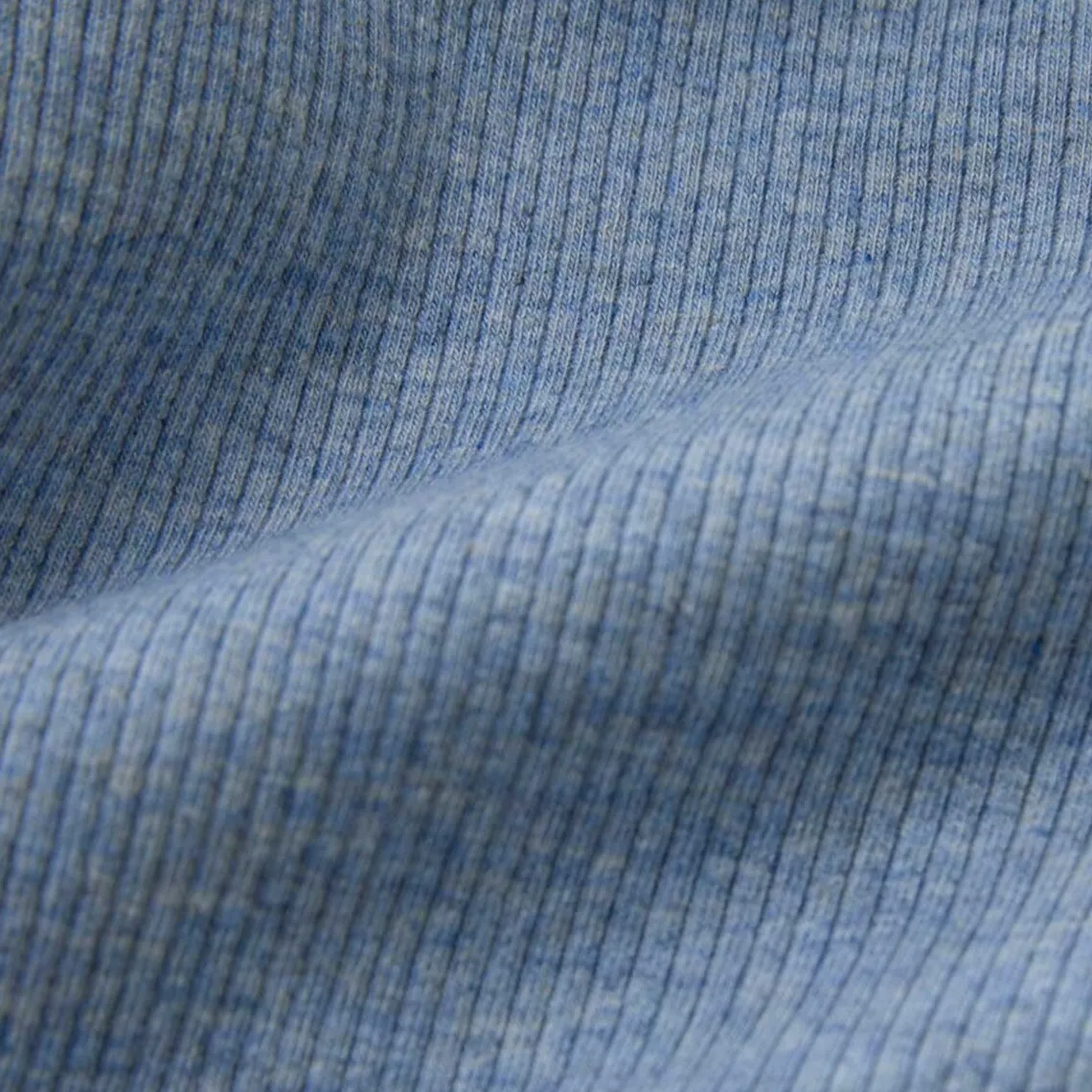 BODY LS MELANGE RIB | RAIN WASHED MELANGE