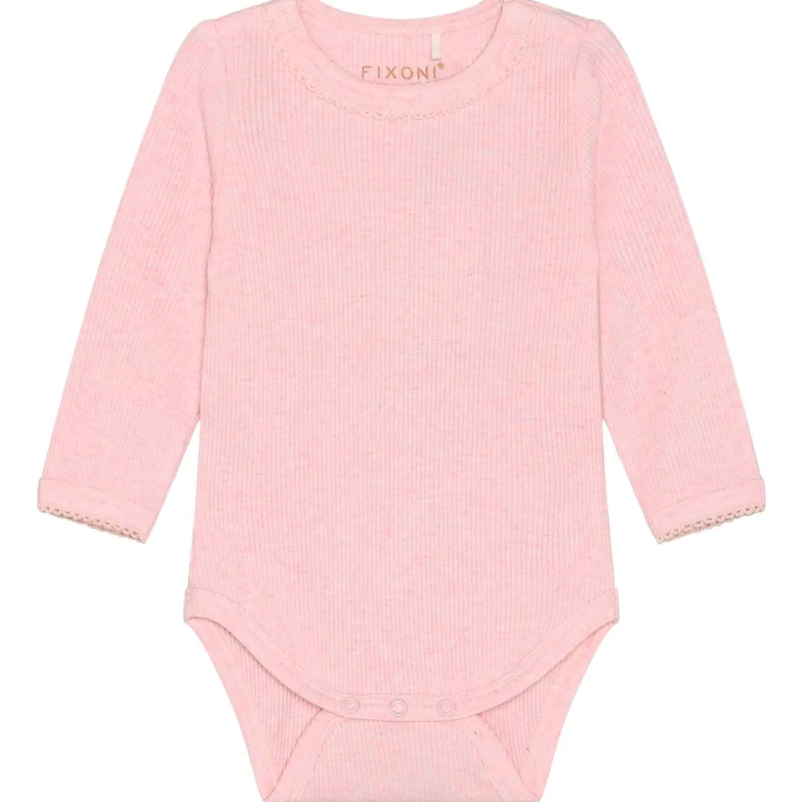 BODY LS RIB MELANGE | BLEACHED MAUVE MELANGE