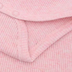 BODY LS RIB MELANGE | BLEACHED MAUVE MELANGE