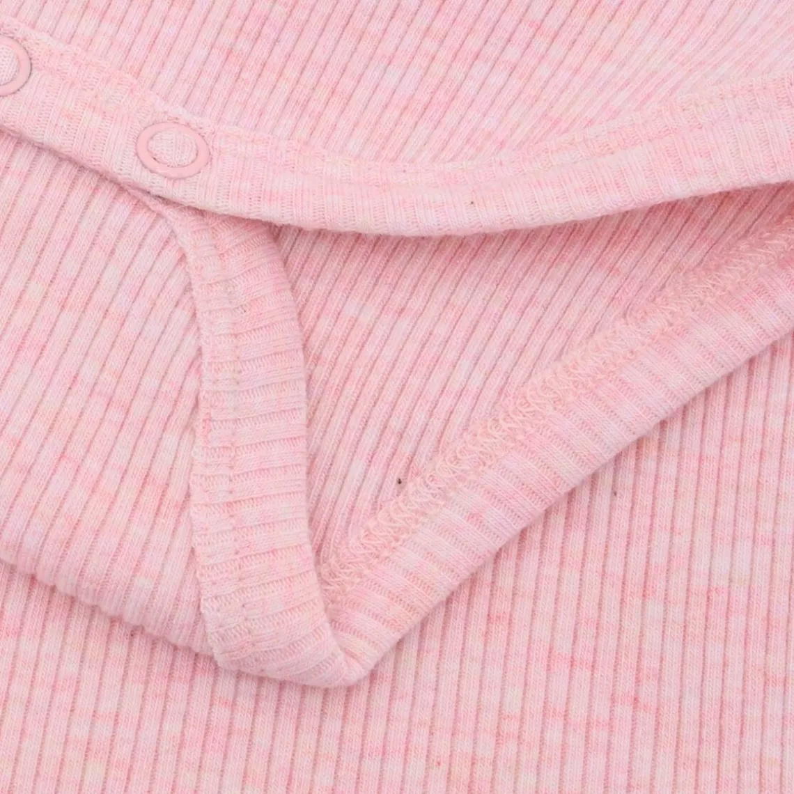 BODY LS RIB MELANGE | BLEACHED MAUVE MELANGE