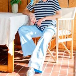 BOX CANVAS STRETCH BUKSER | SKY BLUE