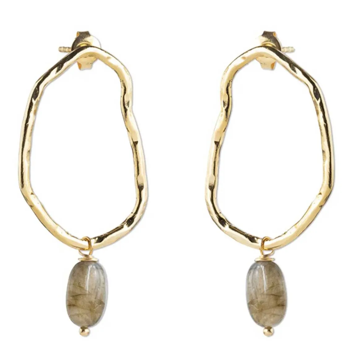 BRAVERY LABRADORITE EARRINGS