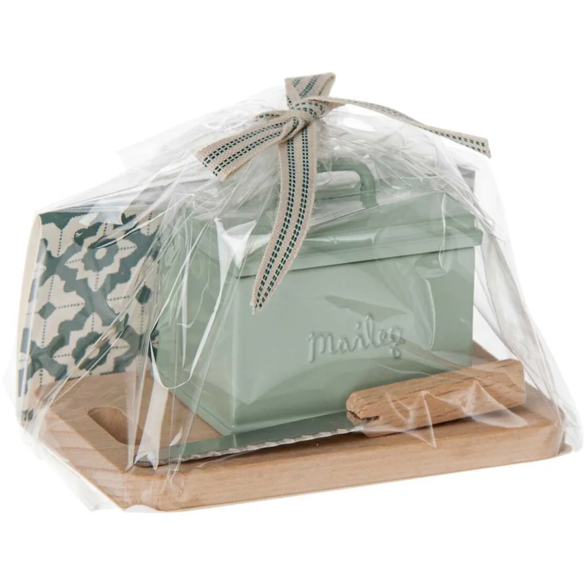 BRØDKASSE MED BRØD & KNIV