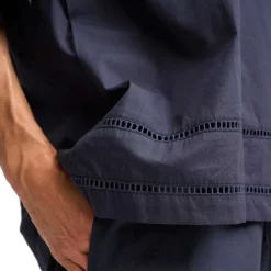 BRIGHTLY SHIRT POPLIN | MØRK NAVY