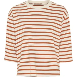 BROOKLYN TEE | BEIGE/RUST