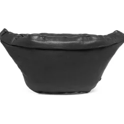 BUMBAG I BLØD LÆDERKVALITET | SORT